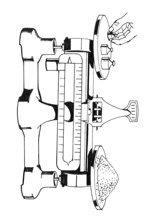Coloring Page Weighing Scale 531x750 Coloring Page Weighing Scale