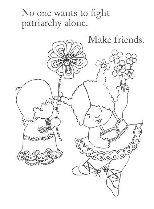Feminist Coloring Pages People Power Coloring Pages 500x680 Feminist Coloring Pages People Power Coloring Pages