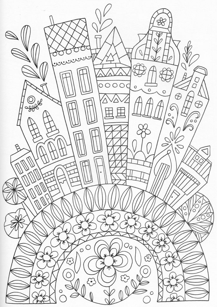 736x1042 Scandinavian Coloring Book Pg 31 Coloring Pages