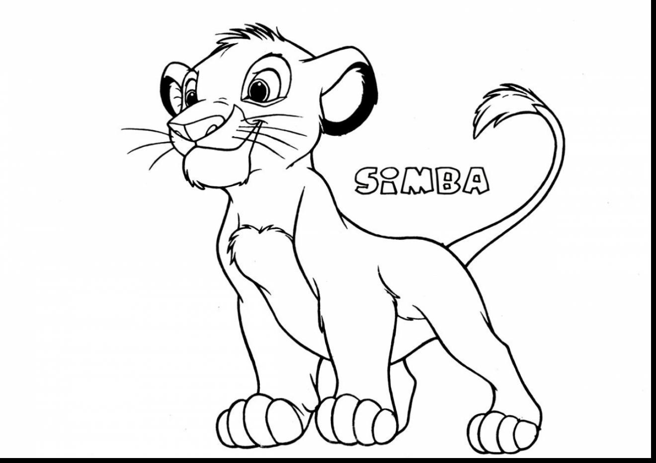1320x932 Great Lion King Simba Coloring Pages With New