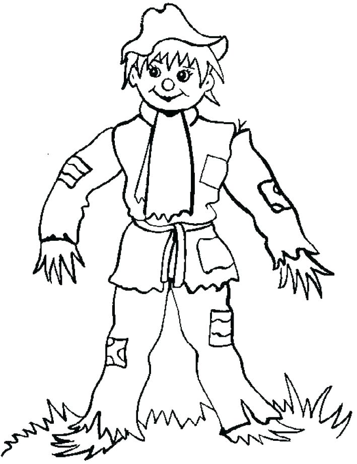 Scarecrow Coloring Page at GetColorings.com | Free printable colorings ...