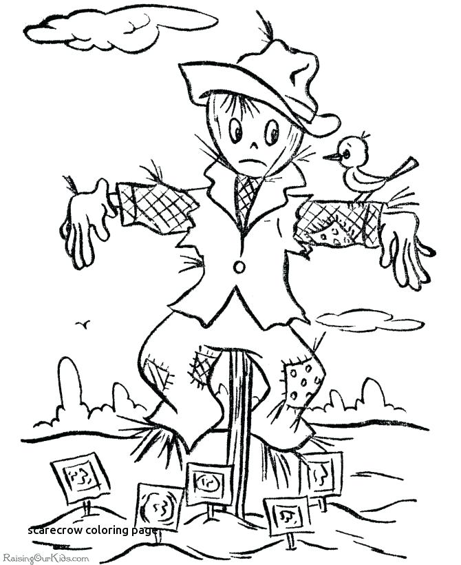 670x820 Scarecrow Coloring Page Scarecrow Coloring Pages Scarecrow