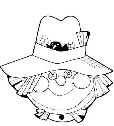 400x443 Scarecrow Coloring Pages Girl Sheets Halloween Jetpackjoyride.co