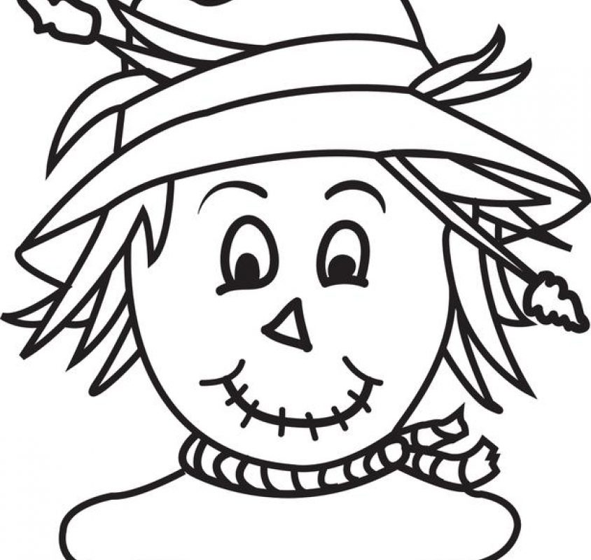 Scarecrow Coloring Pages For Preschool at GetColorings.com | Free ...