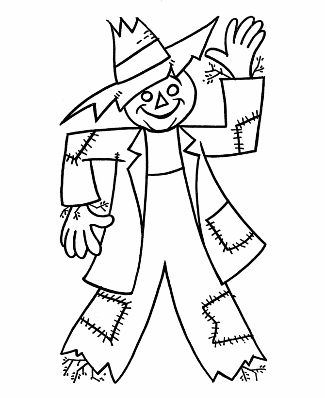 670x820 Scarecrow Coloring Page New Serendipity Hollow Logo And Design Ideas