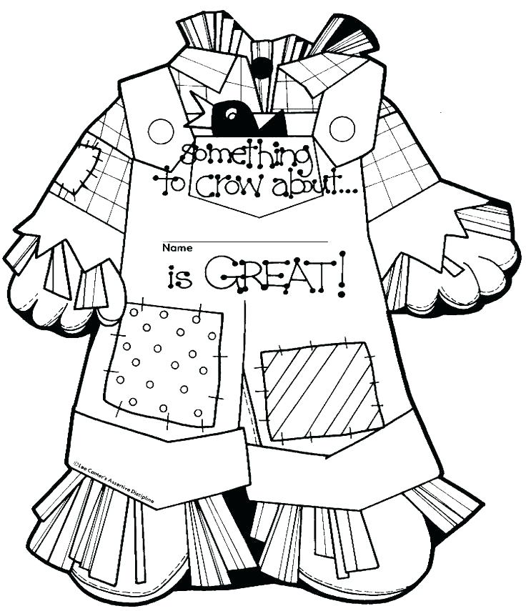 736x855 Scarecrow Coloring Pages Unique Free Printable Ideas On Preschool