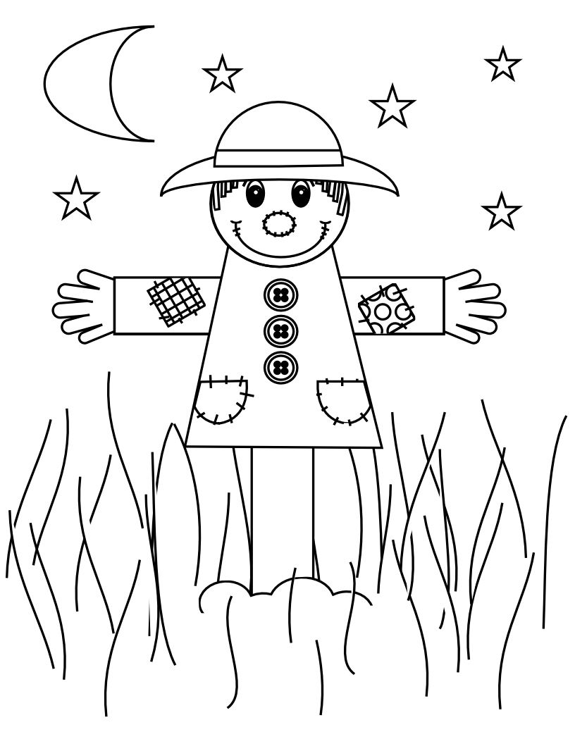 Funny Scarecrow Coloring Page Http Coloringpage Co Arresting Head 816x1056 Funny Scarecrow Coloring Page Http Coloringpage Co Arresting Head