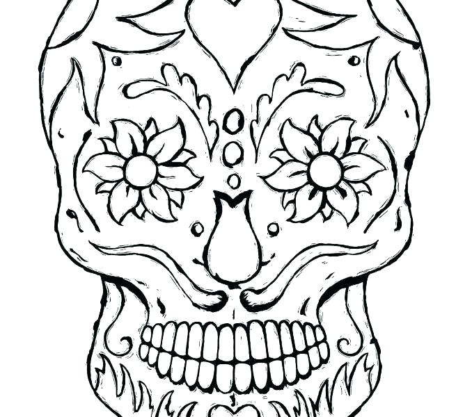Scary Coloring Pages Printable Drawings For Coloring Medium Size 678x600 Scary Coloring Pages Printable Drawings For Coloring Medium Size