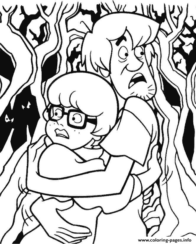 Shaggy And Velma Scared Scooby Doo Ccc6 Coloring Pages Printable 663x825 Shaggy And Velma Scared Scooby Doo Ccc6 Coloring Pages Printable