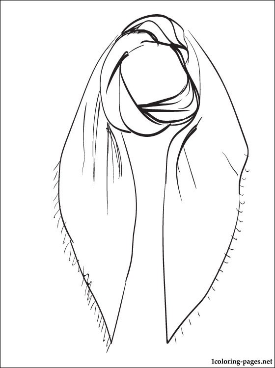 560x750 Scarf Coloring Page Coloring Pages