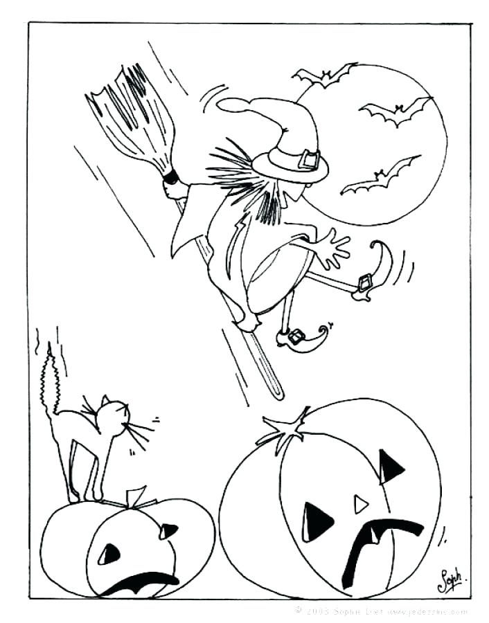 Witch Coloring Page Happy Witch Rides Broom Cute Witch Coloring 706x900 Witch Coloring Page Happy Witch Rides Broom Cute Witch Coloring