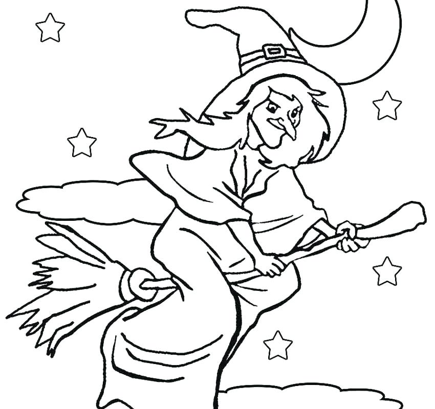 Witch Coloring Pages Magnificent Witch Coloring Page With Cute 850x800 Witch Coloring Pages Magnificent Witch Coloring Page With Cute