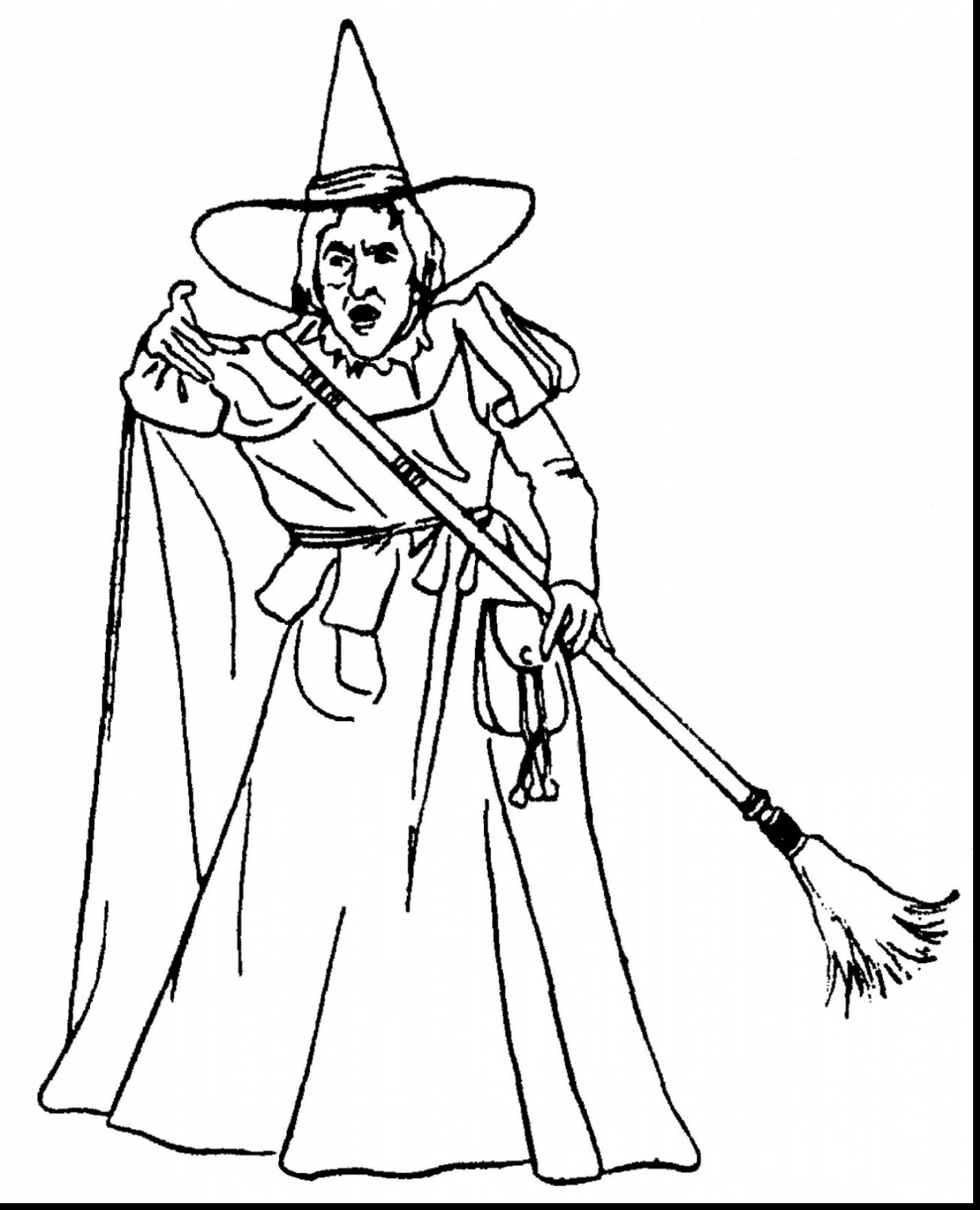 Halloween Smiling Witch And Crow Pumpkin Coloring Sheets Free 1426x1760 Halloween Smiling Witch And Crow Pumpkin Coloring Sheets Free