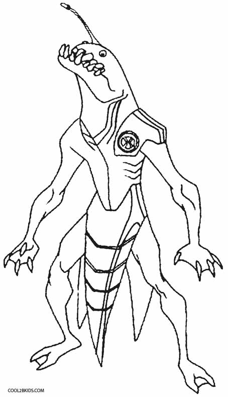 454x790 Printable Alien Coloring Pages For Kids Cool2bkids