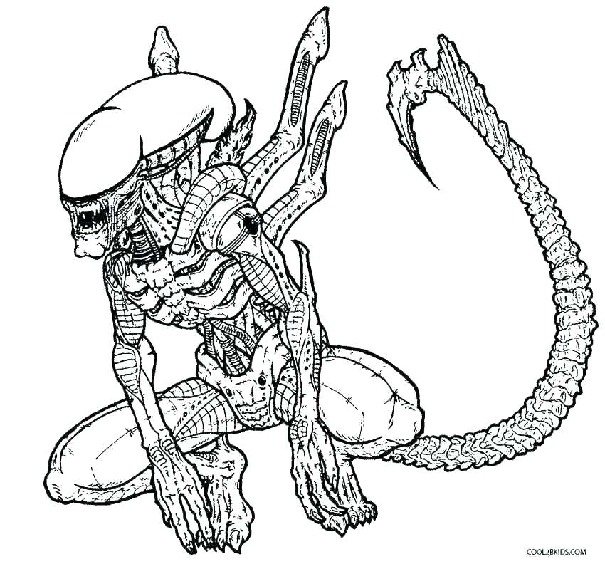 850x792 Alien Coloring Pages Scary Alien Coloring Pages Alien Coloring