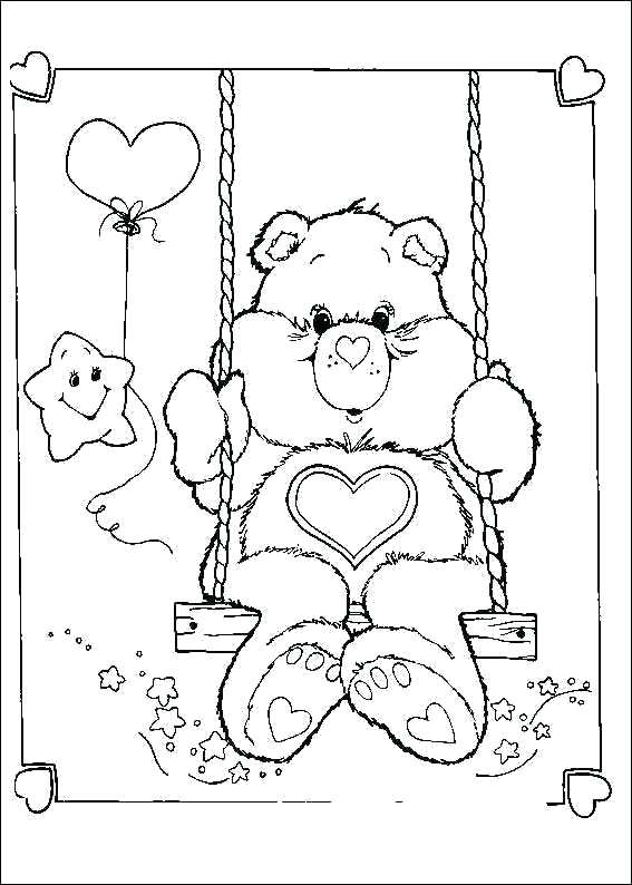 Care Bears Coloring Pages Scare Up Some Fun Care Bears Coloring 567x794 Care Bears Coloring Pages Scare Up Some Fun Care Bears Coloring