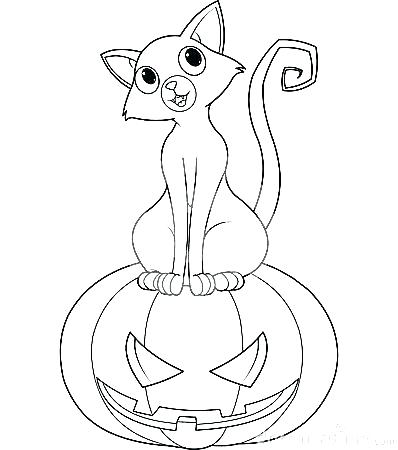 398x450 Black Cat Coloring Pages Shippa.co