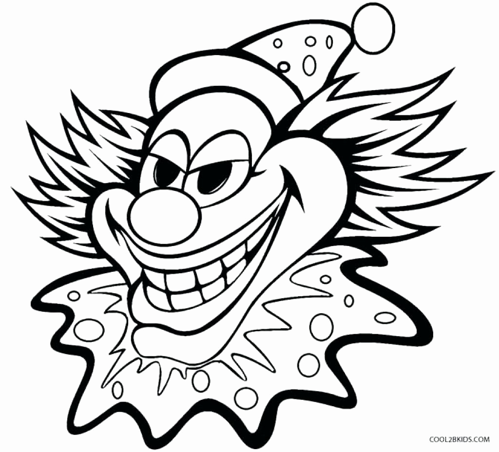 1024x928 Coloring Page Clown Coloring Page Scary Clown Coloring Pages Clown