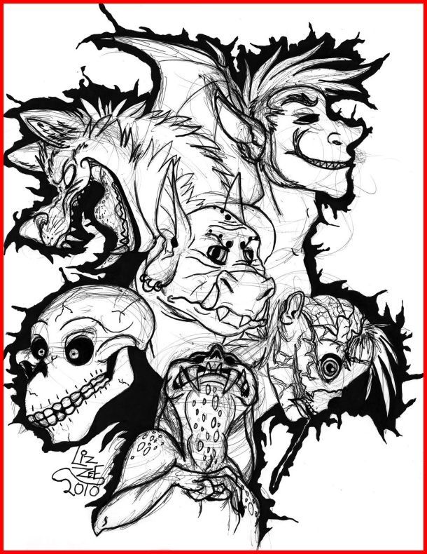 610x790 Best Scary Clown Coloring Of Pages Popular And Trends Scary Clown