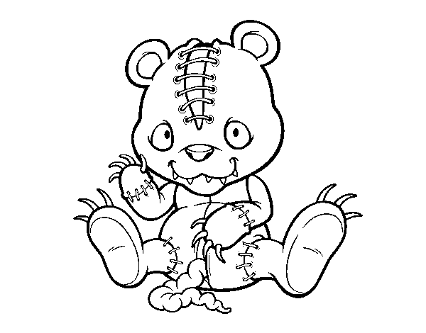 Scary Coloring Pages 600x470 Scary Coloring Pages