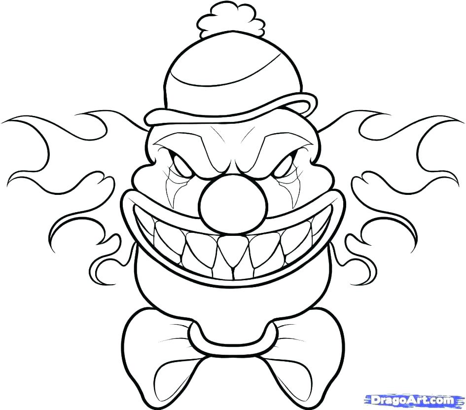 945x831 Spooky Halloween Tree Coloring Page Scary Pages For Kids