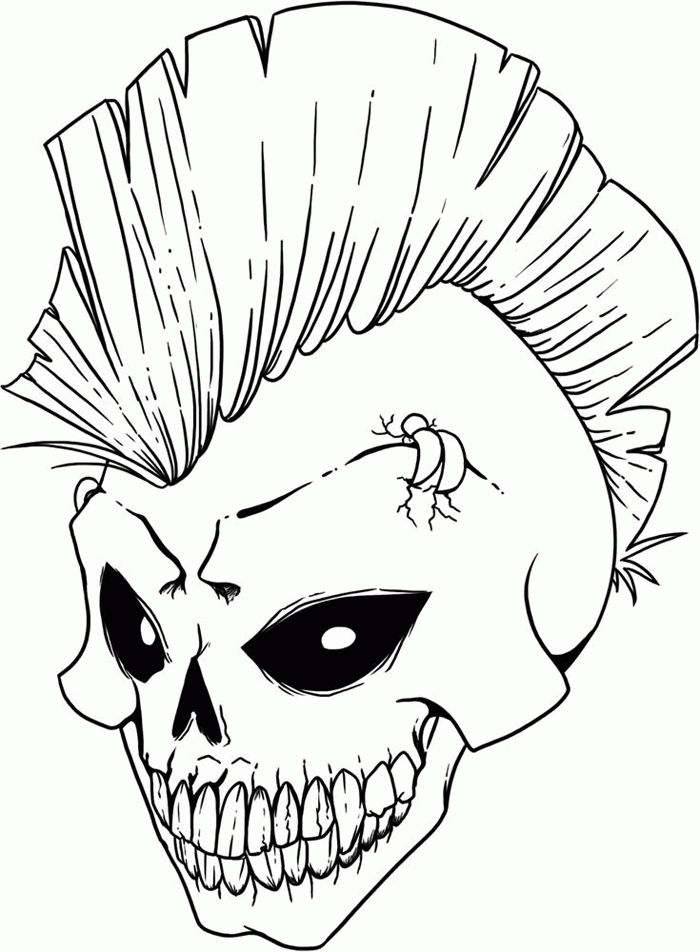 700x952 Scary Skeleton Coloring Pages 166 Best Halloween Coloring Pages