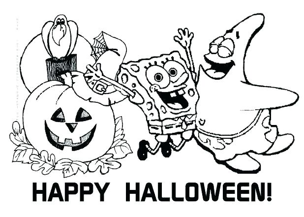 Spooky Coloring Pages 618x441 Spooky Coloring Pages