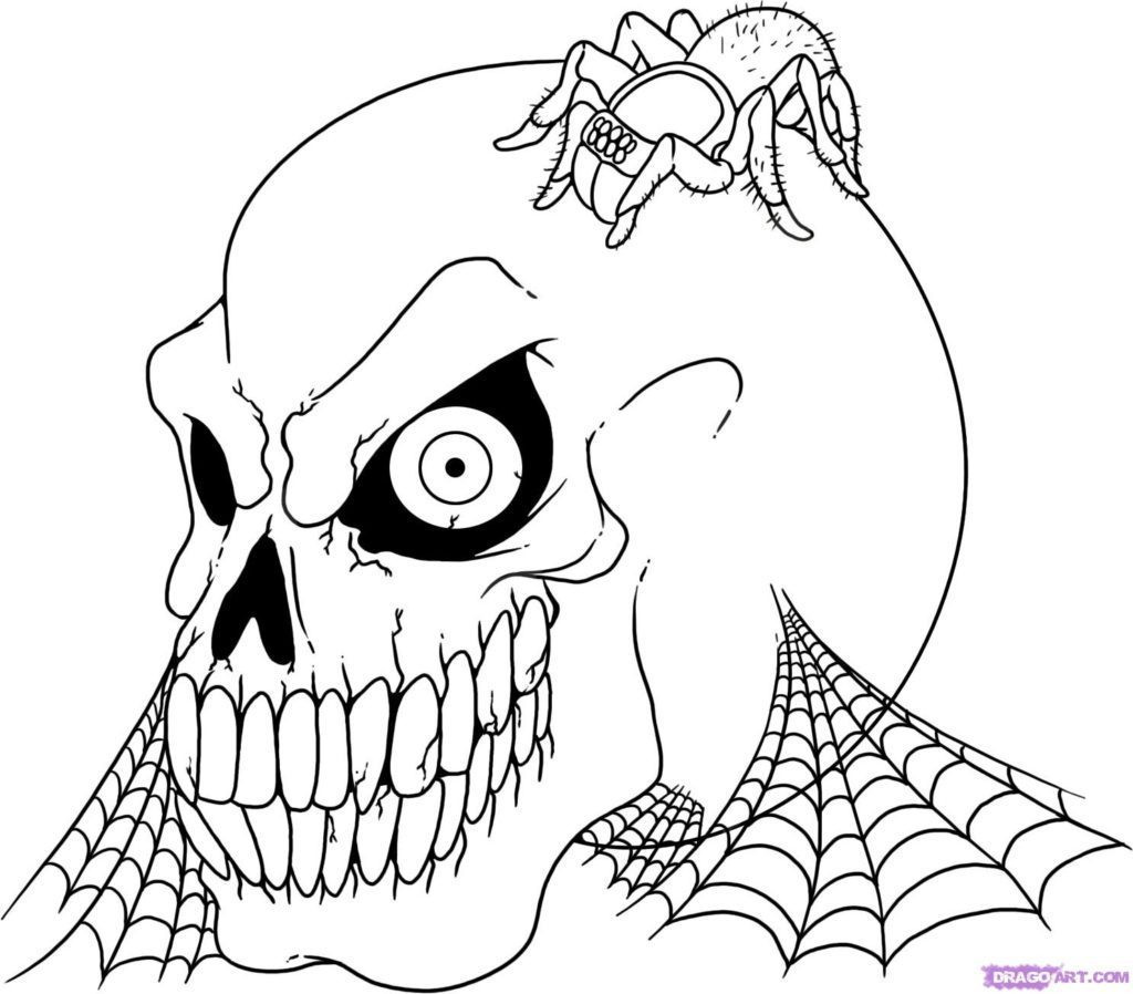 Scary Halloween Coloring Pages Printables 2378 At Acpra 1024x898 Scary Halloween Coloring Pages Printables 2378 At Acpra