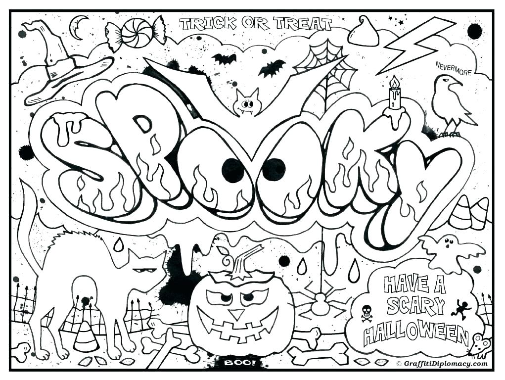 Spooky Halloween Coloring Pages Spooky Coloring Pages Spooky 1021x768 Spooky Halloween Coloring Pages Spooky Coloring Pages Spooky