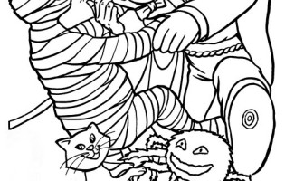 Adults Halloween Coloring Pages 315x200 Adults Halloween Coloring Pages