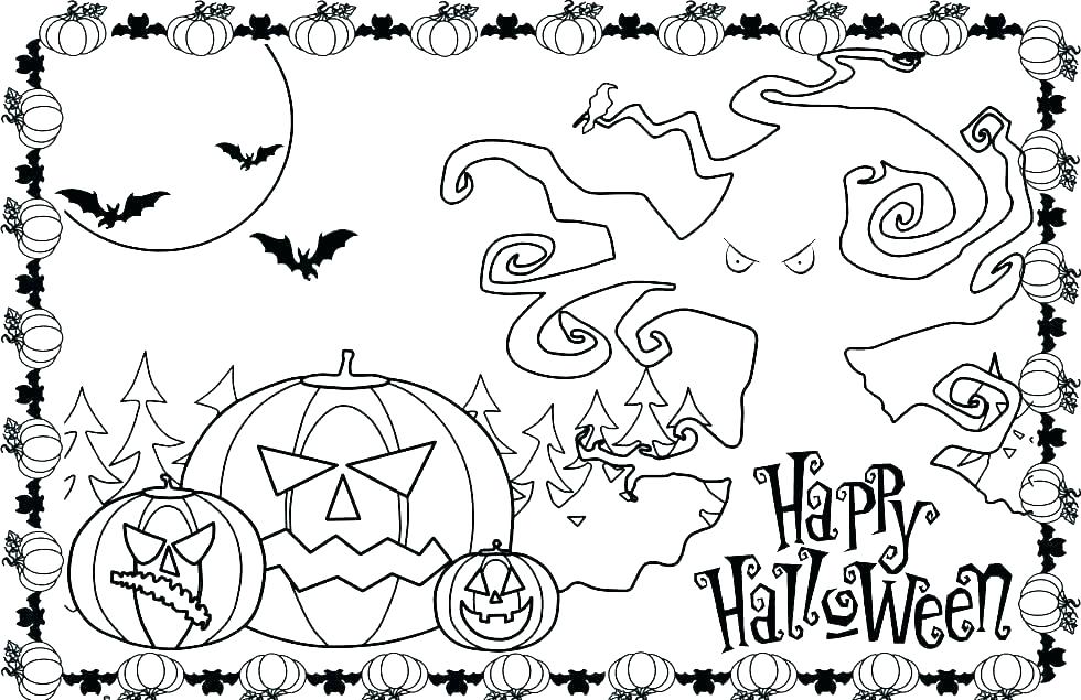 Scary Halloween Printable Coloring Pages at GetColorings.com | Free ...