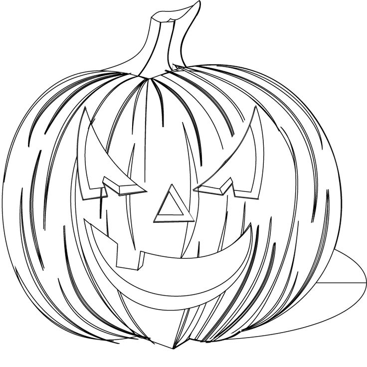 Scary Halloween Printable Coloring Pages 736x736 Scary Halloween Printable Coloring Pages