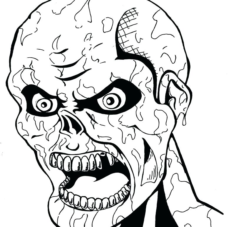 Scary Halloween Printable Coloring Pages Collection Of Solutions 788x768 Scary Halloween Printable Coloring Pages Collection Of Solutions