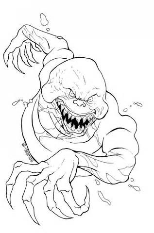 317x480 Scary Monster Coloring Pages For Kids Coloring Pages Of Cartoon