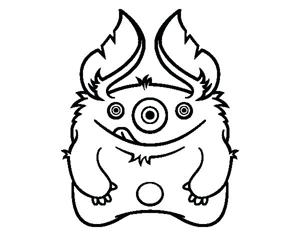 Scary Monster Coloring Pages at GetColorings.com | Free printable ...