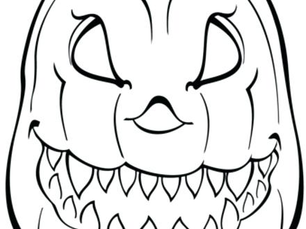 Scary Pumpkin Coloring Page Free Printable Pages S Cartoon Hom 440x330 Scary Pumpkin Coloring Page Free Printable Pages S Cartoon Hom