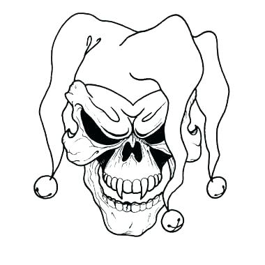 380x380 Clown Coloring Scary Coloring Sheets Clowns Coloring Pages Scary