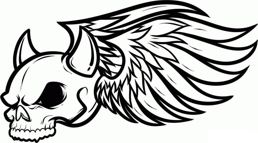 1024x570 Inspiring Skulls Coloring Pages 42