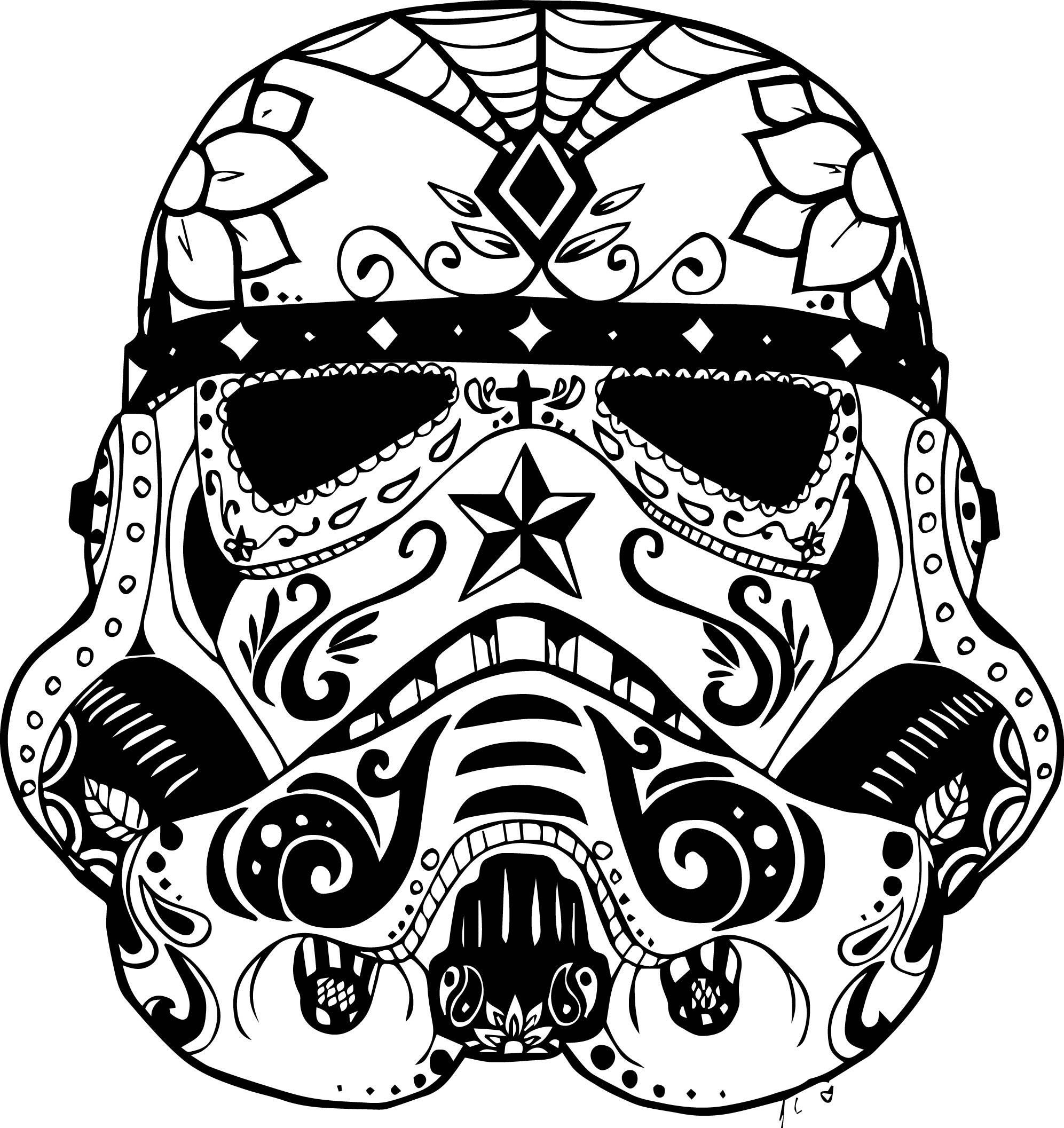 1993x2113 New Print Amp Download Sugar Skull Coloring Pages To Have Scary But