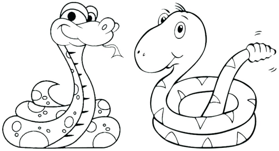 Coloring Pages Snakes 960x519 Coloring Pages Snakes