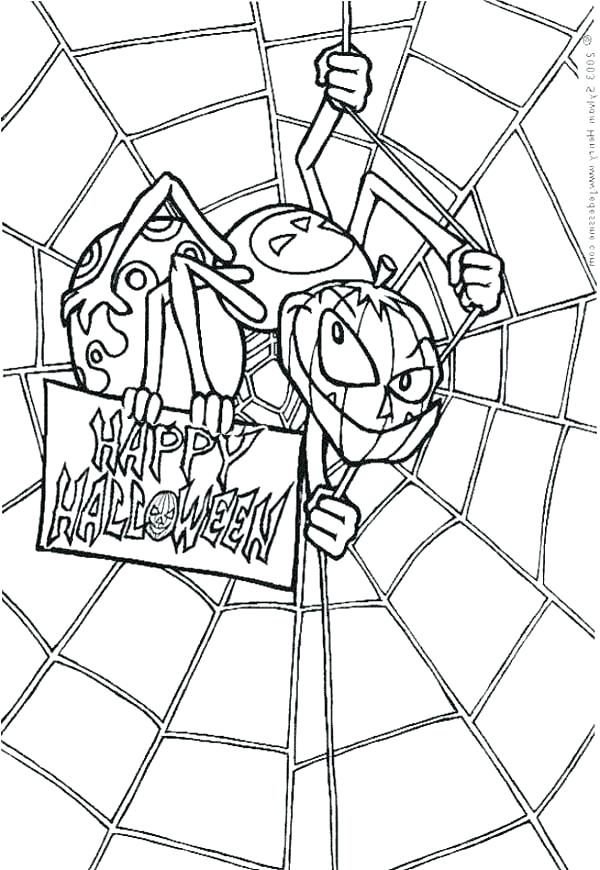 600x870 Spider Web Coloring Page