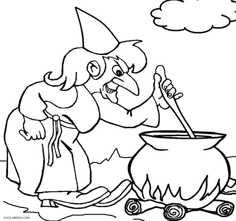 Witch Coloring Page Wicked Witch Coloring Pages Scary Witch 780x731 Witch Coloring Page Wicked Witch Coloring Pages Scary Witch