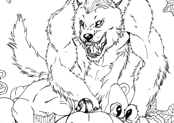 Werewolf Coloring Pages Click To See Printable Version Of Werewolf 600x425 Werewolf Coloring Pages Click To See Printable Version Of Werewolf