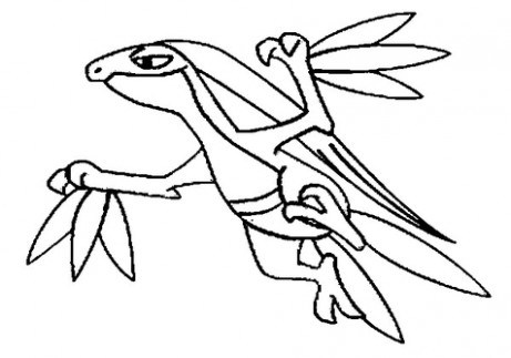 461x323 75 [ Pokemon Coloring Pages Grovyle ]