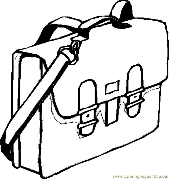 650x689 Book Bag 14 Coloring Page