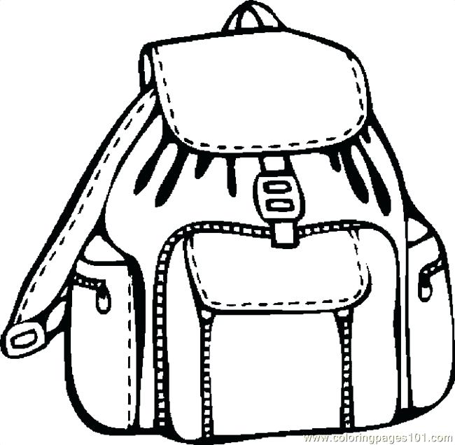 School Bag Coloring Pages at GetColorings.com | Free printable ...