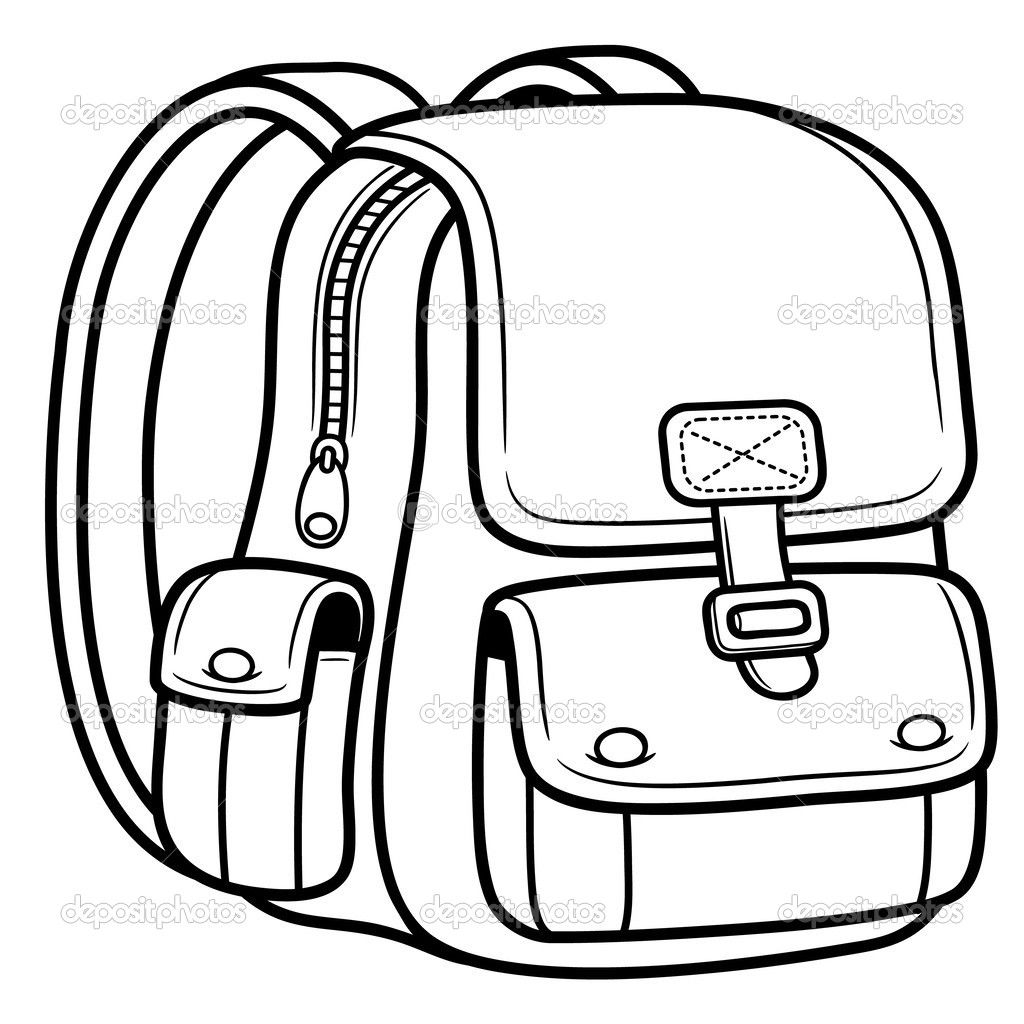 1024x1024 Bag Coloring Page For Kids Coloring For Kids Bag