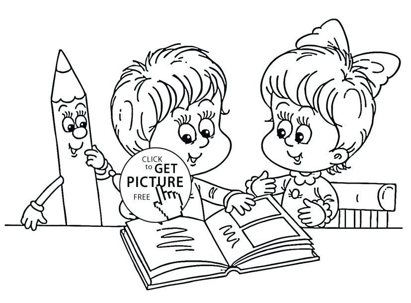 827x609 Back To School Coloring Pages For Preschool