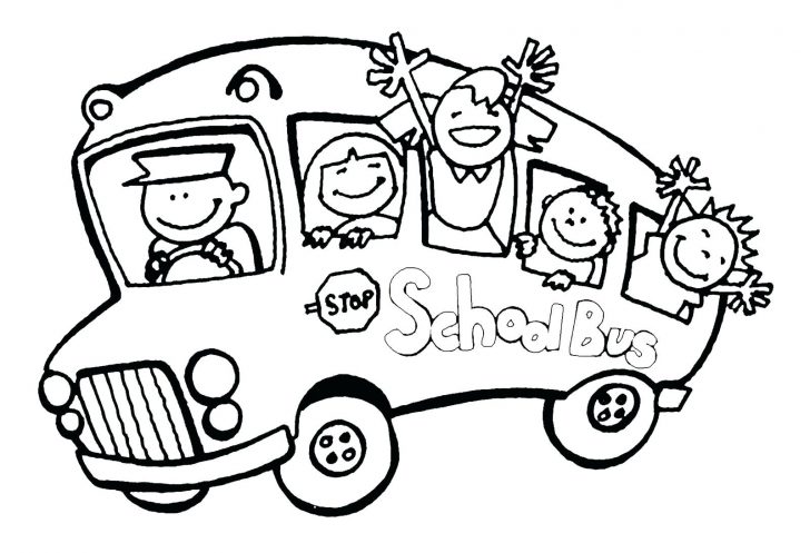 728x497 Coloring Pages ~ Bus Coloring Page School Outline Pictures Vw