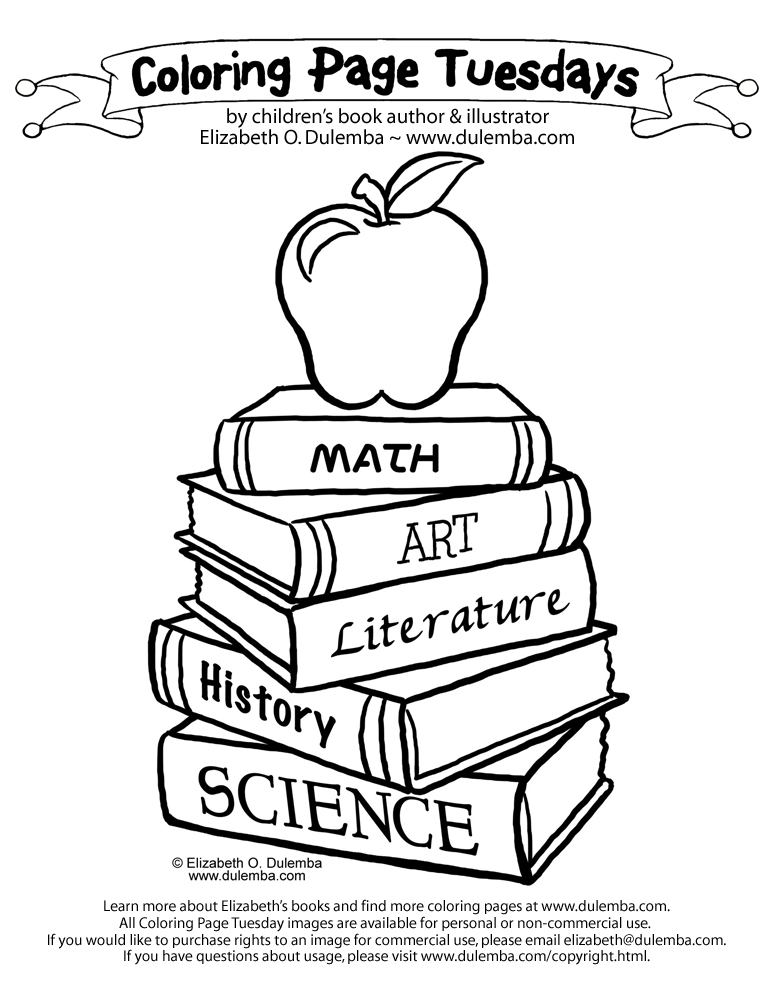 773x1000 Books To Color Dulemba Coloring Page Tuesday Back To School Books